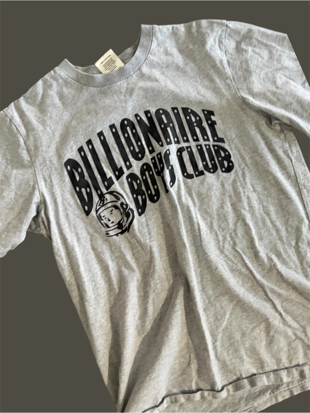 Billionaire Boys Club Gray Tee with Black Logo